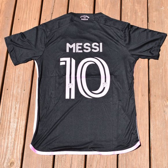 FC Other - New Lionel Messi BLACK Inter Miami FC MLS Home Soccer Football JerseyAdult Small
